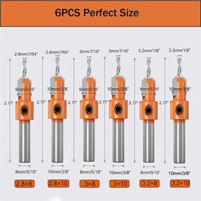 img 3 attached to ✂️ Enhance Your Timber Working Efficiency with our 6PCS Wood Countersink Cutter Set