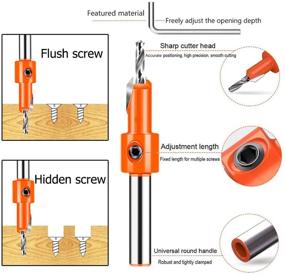 img 2 attached to ✂️ Enhance Your Timber Working Efficiency with our 6PCS Wood Countersink Cutter Set