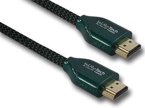 img 2 attached to 🔌 WiRoTech 4K Ultra HD HDMI-кабель с оплетенным кабелем, HDMI 2.0 18 Гбит/с, 4K 60 Гц, Dolby Vision - 15 футов, зеленый