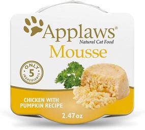 img 4 attached to Applaws Chicken with Pumpkin Wet Cat Food - Natural Mousse Delight!