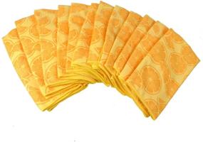 img 4 attached to 🍋 DII Bundle: Large Microfiber Cleaning Towels, 16x24-Inch, Lemon, Pack of 12