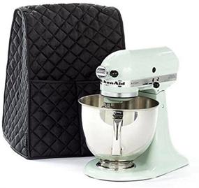 img 3 attached to 🔒 Dust-proof Cover with Organizer Bag for Kitchenaid Mixer (Black) - Ultimate Protection & Storage Solution by NKTM