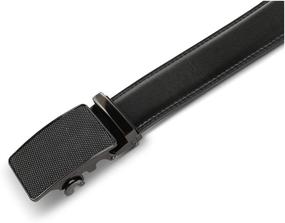 img 1 attached to Designer Men's Genuine Leather Belt