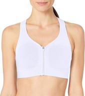 ultimate comfort and ease: jockey women's zip front seam free bra logo