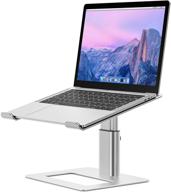 🖥️ besign lsx3 aluminum laptop stand: ergonomic adjustable notebook stand for air, pro, dell, hp, lenovo & more 10-15.6" laptops logo