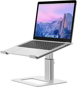 img 4 attached to 🖥️ Besign LSX3 Aluminum Laptop Stand: Ergonomic Adjustable Notebook Stand for Air, Pro, Dell, HP, Lenovo & More 10-15.6" Laptops
