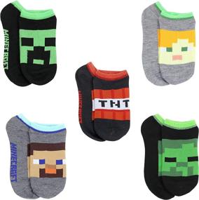 img 4 attached to 🧦 Minecraft Boys Low Cut Socks - 6 Pair Pack for Optimal SEO