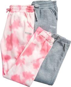 img 3 attached to 👧 Hind Girls' Sweatpants 4-Pack: Active Fleece Joggers (Ages 7-16) - Superior Quality & Value!