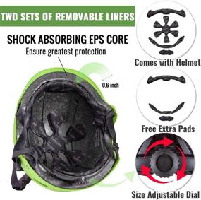 img 2 attached to 🛹 TurboSke Skateboard Helmet: Ultimate Head Protection for Kids, Youth, and Adults - Perfect for Skateboarding, Biking, and Scootering