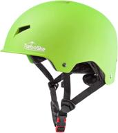 🛹 turboske skateboard helmet: ultimate head protection for kids, youth, and adults - perfect for skateboarding, biking, and scootering логотип