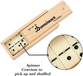 img 3 attached to 🀄 Enhance Your Dominoes Experience with the Double DOUBLEFAN Game Spinner