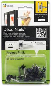 img 4 attached to Enhance Home Decor Effortlessly with Under the Roof Decorating Deco Nail Large Head Project Pack