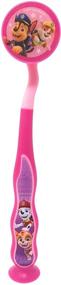 img 2 attached to 🐾 Firefly Nickelodeon Paw Patrol Kids Toothbrushes (2-Pack) - Suction Cup, Cap, for Girls 3+ yrs. (Pink)