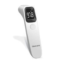 🌡️ sinocare non-contact forehead thermometer for adults and kids, medical digital infrared thermometer for fever with alarm and memory function, instant accurate reading for baby, 5.4 inches logo