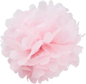 img 3 attached to 🎀 Assorted Pink Tissue Pom Poms Flower Party Decorations - Set of 8: Perfect for Weddings, Birthdays, Baby Showers, and More!