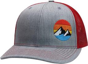 img 4 attached to 🧢 WUE Trucker Hat - Stylish Snapback for Men to Discover the Great Outdoors