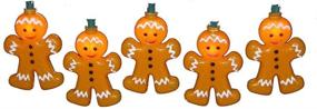 img 1 attached to 🎄 Delightful Kurt Adler 10-Light Gingerbread Light Set: Brighten Up Your Festive Decor!