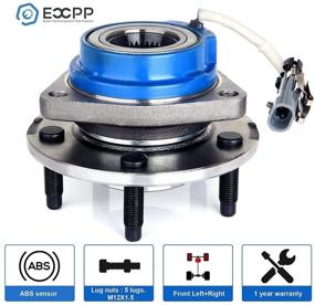 img 3 attached to High-Quality ECCPP 2 PCS Replacement 513121 Wheel Bearing Hub: Front Wheel Hub and Bearing Assembly for Allure, Aurora, Bonnevile, Century, Impala 5 Lug W/ABS