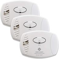 🔌 stay protected with the first alert plug-in carbon monoxide detector 3-pack: battery backup included, co605 logo