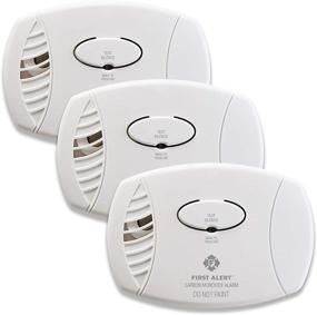 img 4 attached to 🔌 Stay Protected with the FIRST ALERT Plug-In Carbon Monoxide Detector 3-Pack: Battery Backup Included, CO605