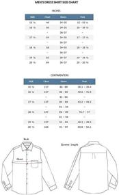 img 1 attached to Viviz Forancci AC101 White 19 Men's Clothing and Shirts: Sleek Pointed Matching Style