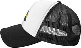 img 3 attached to 🧢 Wisedeal Kids' Construction Excavator Truck Hat - Adjustable Mesh Snapback Trucker Baseball Cap for Boys, Girls, and Toddlers