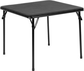 img 3 attached to Flash Furniture Black Folding Table Furniture