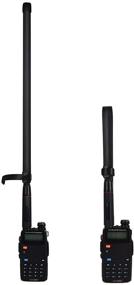 img 1 attached to HYS SMA-Female Foldable CS Tactical 12W Antenna - Dual Band VHF UHF 144/430Mhz Antenna for Baofeng UV-5R, UV-82, BF-F8HP, UV-5R V2+ Plus, BF-F9 V2+ 2 Way Radio