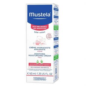 img 3 attached to Mustela Baby Soothing Moisturizing Cream - Gentle Face Moisturizer for Extremely Sensitive Skin - Enhanced with Natural Avocado & Schizandra Berry Extracts - Fragrance-Free - 1.35 fl. Oz
