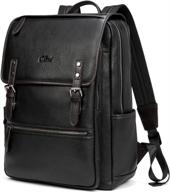 cluci genuine backpack business shoulder logo