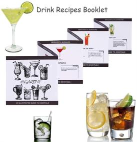 img 3 attached to 🍸 Mngarista 24 oz Cocktail Shaker Set - Bartender Kit - Stainless Steel Martini Shaker with Double Jigger and Stainless Steel Straw - Includes Drink Recipes Booklet