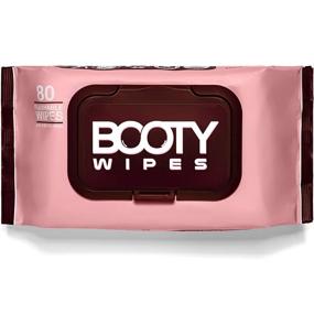 img 4 attached to 🍑 Premium Feminine BOOTY WIPES for Women - 80 Flushable Wet Wipes Infused with Vitamin-E & Aloe, pH Balanced & Gentle Formula (80 Wipes Total - One Flip-Top Pack)