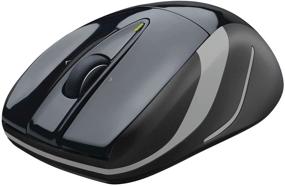 img 2 attached to 🖱️ Logitech M525 Wireless Mouse: Long 3 Year Battery Life, Ergonomic Design, Micro-Precision Scroll Wheel - Black/Gray