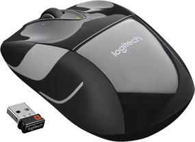 img 3 attached to 🖱️ Logitech M525 Wireless Mouse: Long 3 Year Battery Life, Ergonomic Design, Micro-Precision Scroll Wheel - Black/Gray