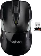 🖱️ logitech m525 wireless mouse: long 3 year battery life, ergonomic design, micro-precision scroll wheel - black/gray логотип