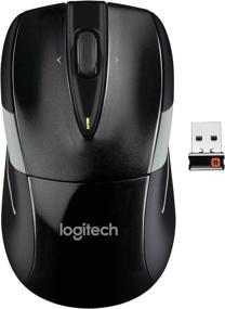 img 4 attached to 🖱️ Logitech M525 Wireless Mouse: Long 3 Year Battery Life, Ergonomic Design, Micro-Precision Scroll Wheel - Black/Gray