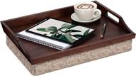 rossie home lap tray with removable pillow - food service equipment & supplies for tabletop & serveware logo