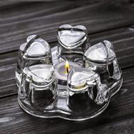 универсальный стеклянный чайник sun's tea solid crystal teapot warmer - беспламенный подогреватель для чая для бесконечного горения свечей. логотип