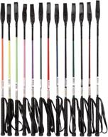 👢 tough-1 english riding crop pack - 24 inch logo