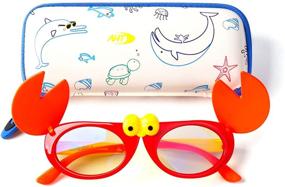 img 4 attached to 👓 AHT Kids Blue Light Blocking Glasses: Age 3-10 - Protecting Boys and Girls from Harmful Computer Game Effects!