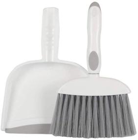 img 1 attached to Efficient Daily Cleaning with Xifando Mini Broom and Dustpan Set – Compact Plastic Dustpan with Short Handle Table Brush