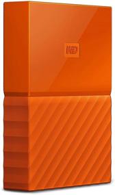 img 4 attached to 🍊 WD 1TB Orange My Passport USB 3.0 Portable External Hard Drive (WDBYNN0010BOR-WESN)