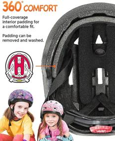 img 1 attached to 🚲 Adjustable Toddler Bike Helmet for Boys and Girls, Suitable for Infants, Babies, and Children Ages 1-8