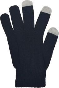 img 3 attached to Versatile Brushed Interior Stretchy Assorted Men's Gloves & Mittens at Wholesale Prices