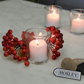 img 1 attached to 🕯️ Набор от Hosley из 12 свечных подсвечников для свечей/чаек - выберите цвета для элегантных свадеб, вечеринок и особых событий
