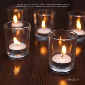 img 3 attached to 🕯️ Набор от Hosley из 12 свечных подсвечников для свечей/чаек - выберите цвета для элегантных свадеб, вечеринок и особых событий