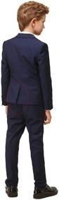 img 1 attached to 👔 Stylish and Classy: ELPA ELPA Boys Slim Fit Formal Dresswear Suit Set