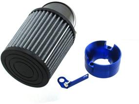 img 2 attached to 🔧 High Performance TC-Motor Air Filter + Adapter for Honda GX340 GX390 Clone Engine, Predator 301cc 420cc, Golf Carts, Mud Boats, Racing Lawnmowers, Minibikes, Powered Paragliders, GX270s, 13/15HP Chinese OHVs