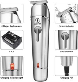 img 2 attached to Grooming Cordless Clippers Rechargeable Precision