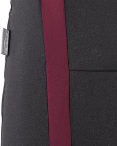 img 1 attached to FH Group Unique Flat Cloth Full Set Car Seat Covers With Gift- Universal Fit For Cars Trucks And SUVs (Burgundy)